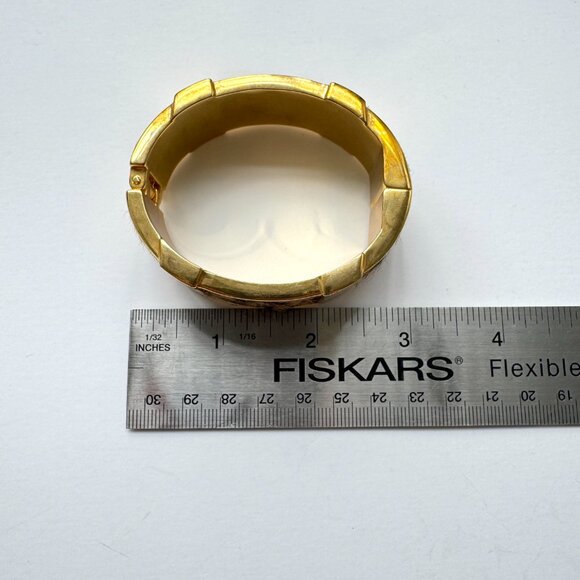 JCrew Leopard Cowhide Cuff Bracelet - Picture 6 of 6